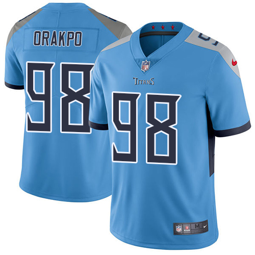 Nike Titans #98 Brian Orakpo Light Blue Team Color Youth Stitched NFL Vapor Untouchable Limited Jersey - Click Image to Close